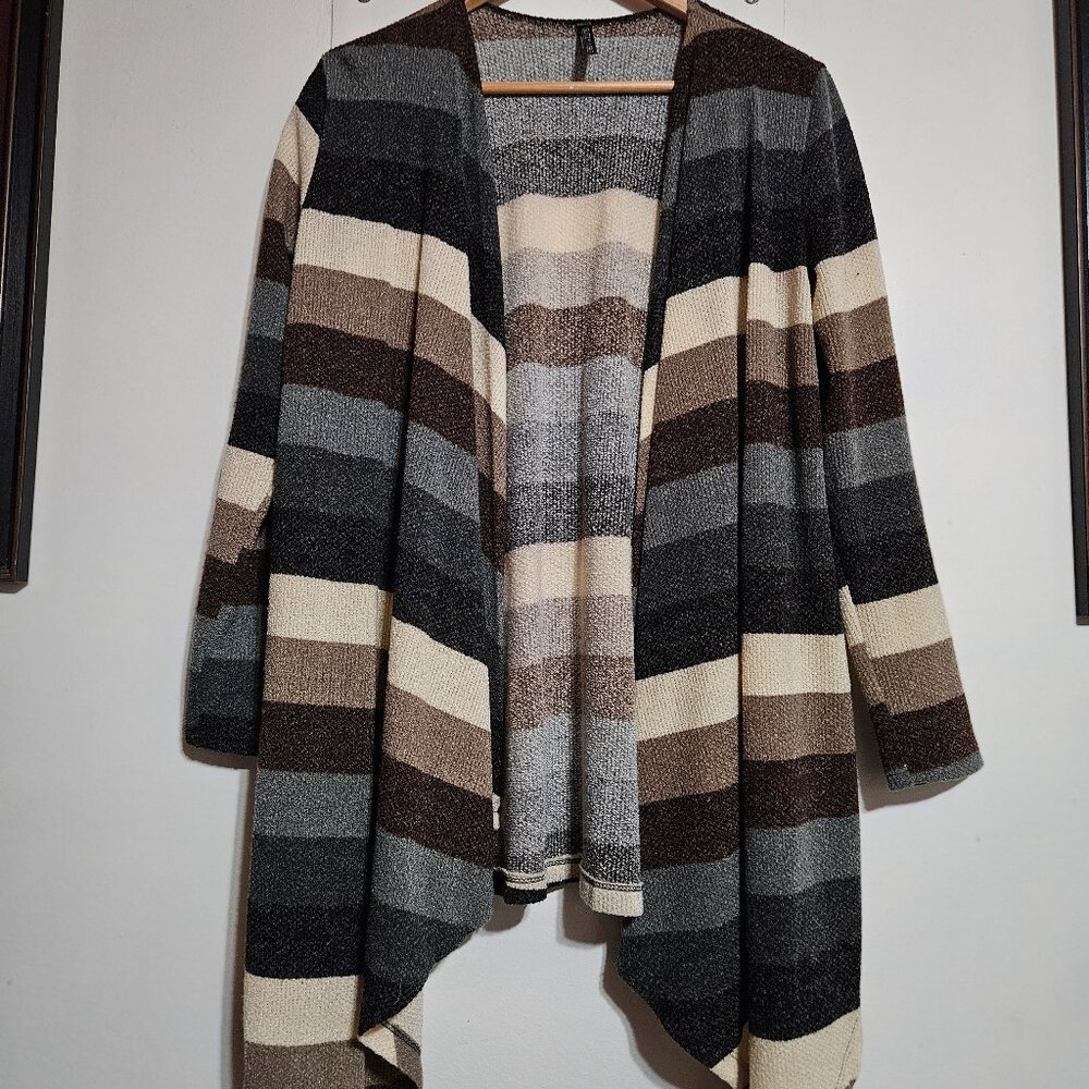 Generations Of Love Cardigan, Grey/Brown - Small